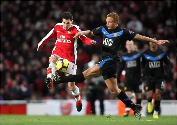Cesc Fabregas (Arsenal) Wes Brown (Man Utd). Arsenal 1: 3 Manchester United