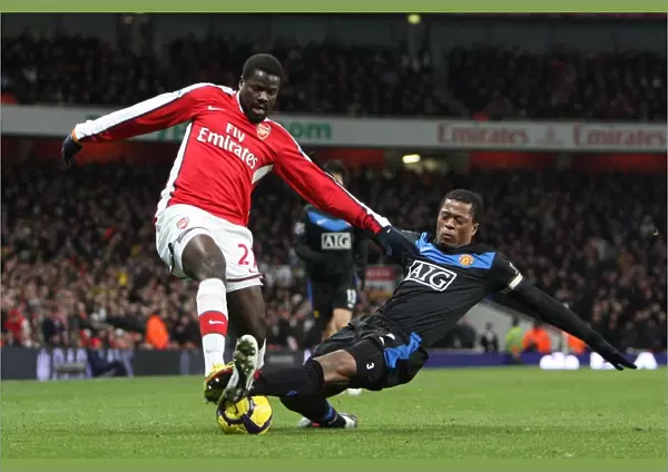 Emmanuel Eboue (Arsenal) Patrice Evra (Man Utd). Arsenal 1: 3 Manchester United