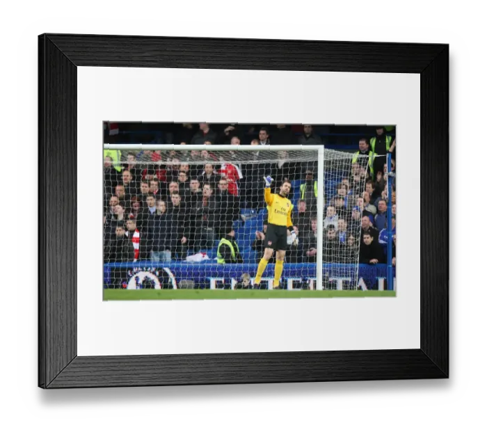 Framed Print : Manuel Almunia (Arsenal). Chelsea 2: 0 Arsenal. Barclays Premier League Framed Print : Manuel Almunia (Arsenal). Chelsea 2: 0 Arsenal. Barclays Premier League