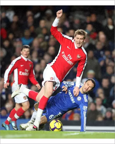 Nicklas Bendtner (Arsenal) Ricardo Carvalho (Chelsea). Chelsea 2: 0 Arsenal