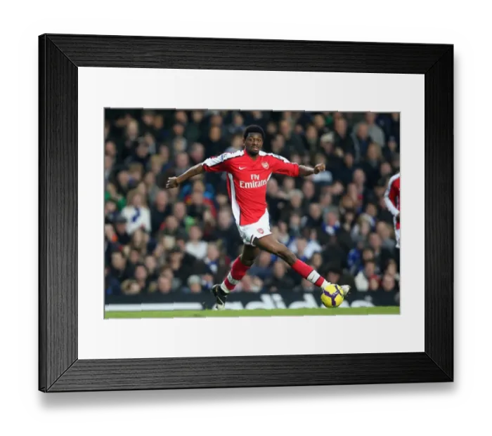 Framed Print : Abou Diaby vs Chelsea: Arsenal's Defeat at Stamford Bridge (2010, Barclays Premier League)