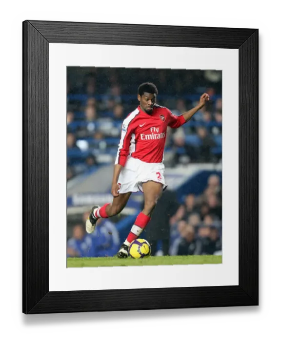 Framed Print : Abou Diaby (Arsenal). Chelsea 2: 0 Arsenal. Barclays Premier League. Stamford Bridge