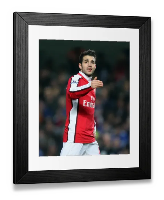 Framed Print : Cesc Fabregas: Chelsea's Victory Over Arsenal in the Barclays Premier League (2010) Framed Print : Cesc Fabregas: Chelsea's Victory Over Arsenal in the Barclays Premier League (2010)