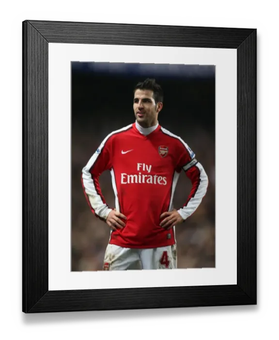 Framed Print : Cesc Fabregas Return: Chelsea's 2-0 Victory Over Arsenal in the Barclays Premier League (2010)