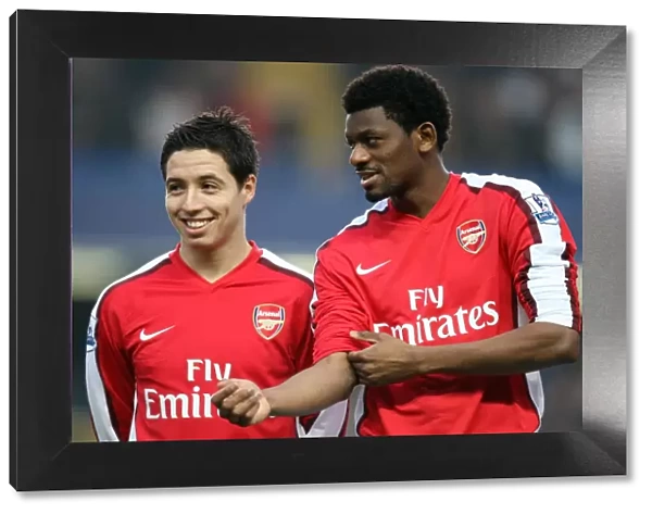 Samir Nasri and Abou Diaby (Arsenal). Chelsea 2: 0 Arsenal. Barclays Premier League