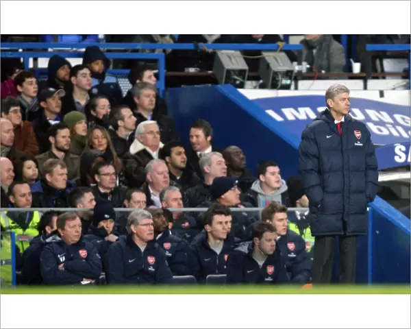 Arsene Wenger the Arsenal Manager. Chelsea 2: 0 Arsenal. Barclays Premier League