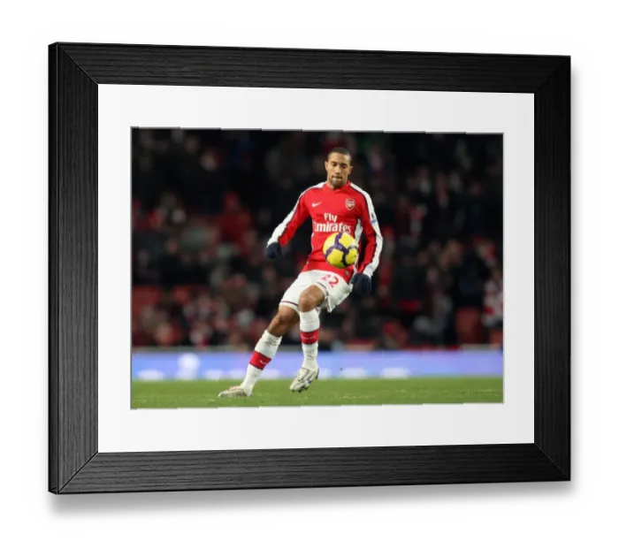 Framed Print : Gael Clichy (Arsenal). Arsenal 1: 0 Liverpool. Barclays Premier League. Emirates Stadium