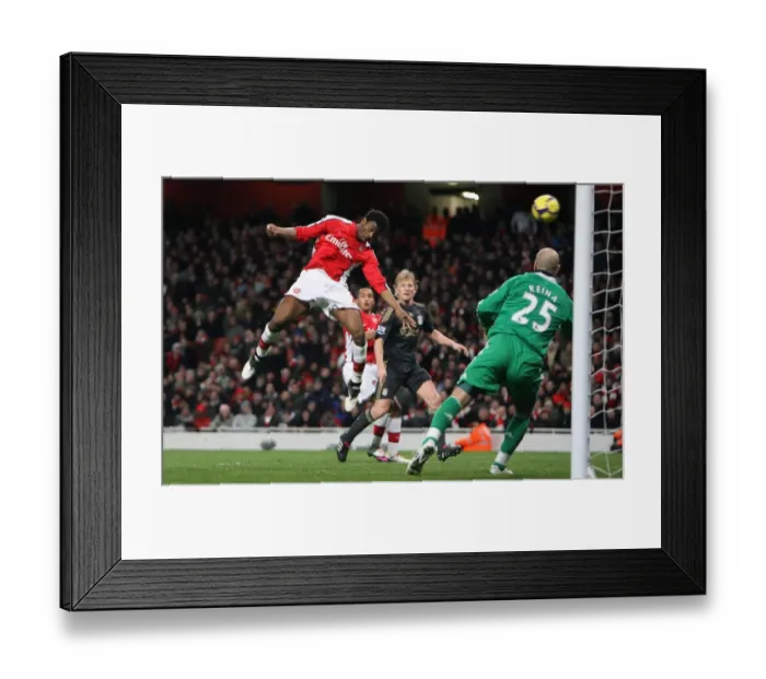 Framed Print : Abou Diaby scores Arsenals goal past Pepe Reina (Liverpool). Arsenal 1: 0 Liverpool Framed Print : Abou Diaby scores Arsenals goal past Pepe Reina (Liverpool). Arsenal 1: 0 Liverpool
