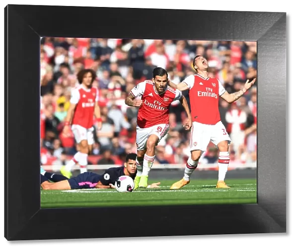 Arsenal's Dani Ceballos in Action against AFC Bournemouth, Premier League 2019-20