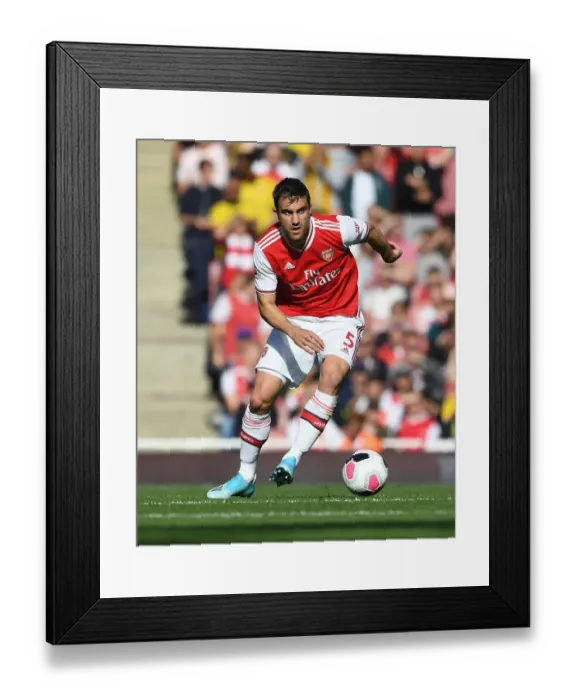 Framed Print : Sokratis in Action: Arsenal vs. AFC Bournemouth, Premier League 2019-20