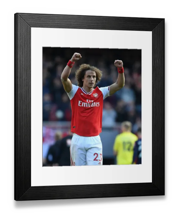 Framed Print : Arsenal's David Luiz Reacts After Arsenal FC vs AFC Bournemouth, Premier League 2019-20 Framed Print : Arsenal's David Luiz Reacts After Arsenal FC vs AFC Bournemouth, Premier League 2019-20