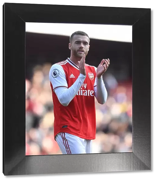Arsenal's Calum Chambers Reacts After Arsenal FC vs AFC Bournemouth, Premier League 2019-20