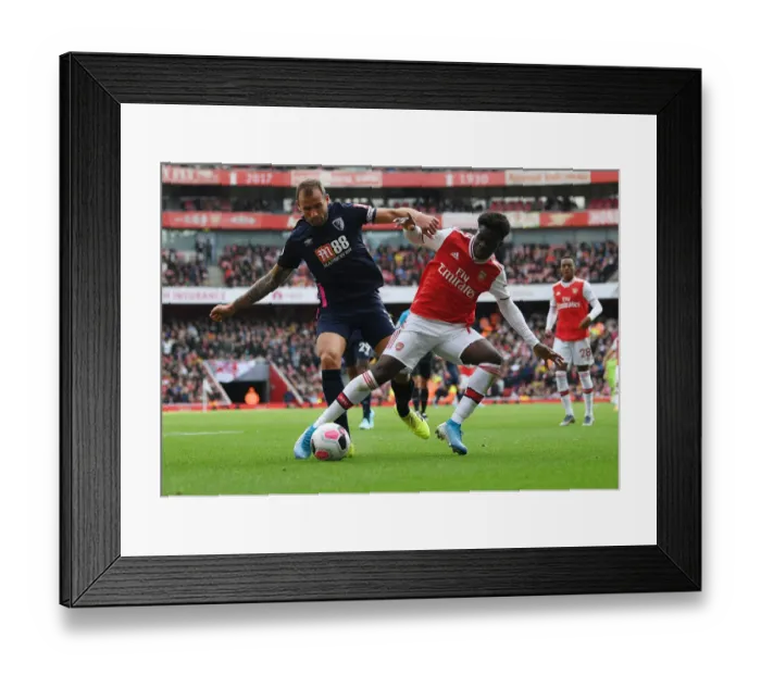 Framed Print : Arsenal vs AFC Bournemouth: Premier League Clash at Emirates Stadium