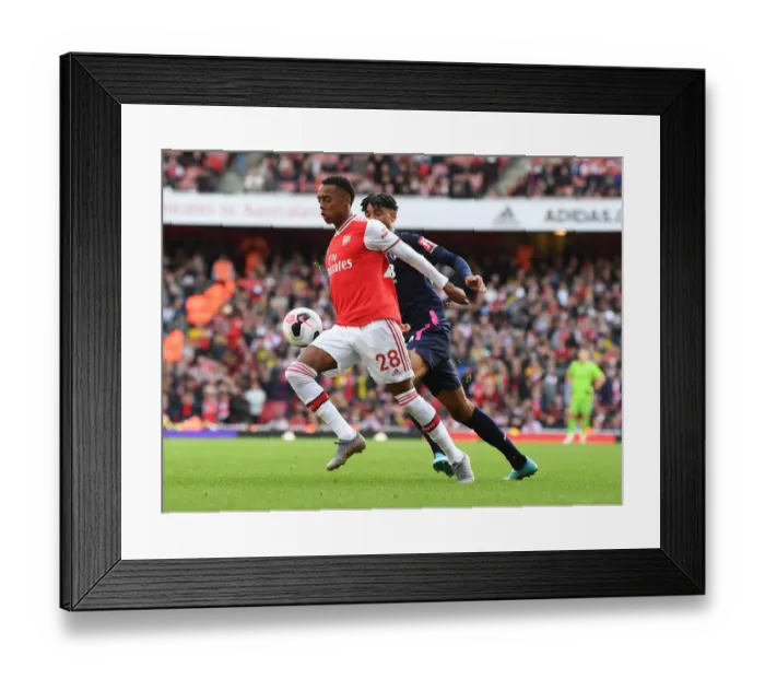 Framed Print : Arsenal's Joe Willock Shines in Premier League Clash Against AFC Bournemouth Framed Print : Arsenal's Joe Willock Shines in Premier League Clash Against AFC Bournemouth
