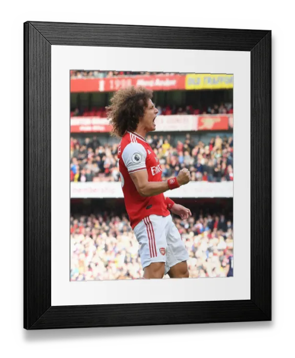 Framed Print : David Luiz's Thrilling Winner: Arsenal's Premier League Victory Over AFC Bournemouth (2019-20)