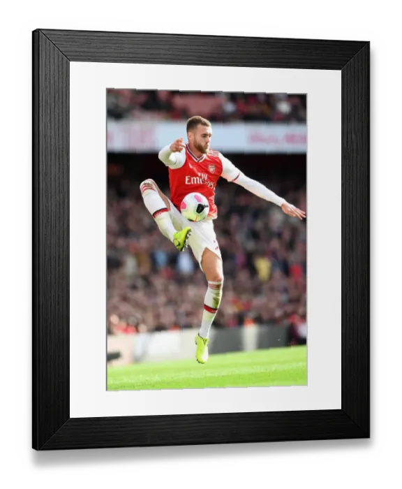 Framed Print : Calum Chambers in Action: Arsenal vs. AFC Bournemouth, Premier League 2019-20