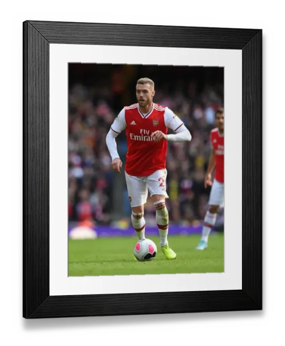 Framed Print : Calum Chambers in Action: Arsenal vs. AFC Bournemouth, Premier League 2019-20