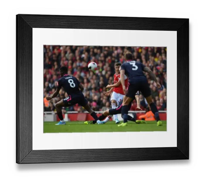 Framed Print : Arsenal's Martinelli Shines in Premier League Clash Against AFC Bournemouth (2019-20)