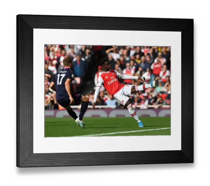 Framed Print : Arsenal's Bukayo Saka in Action: Arsenal vs AFC Bournemouth, Premier League 2019-20 Framed Print : Arsenal's Bukayo Saka in Action: Arsenal vs AFC Bournemouth, Premier League 2019-20