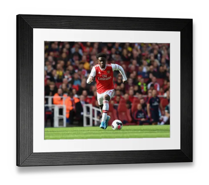 Framed Print : Arsenal's Bukayo Saka in Action against AFC Bournemouth, Premier League 2019-20 Framed Print : Arsenal's Bukayo Saka in Action against AFC Bournemouth, Premier League 2019-20