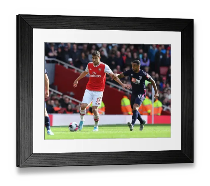 Framed Print : Arsenal vs. AFC Bournemouth: Sokratis Clashes with Callum Wilson in Premier League Showdown Framed Print : Arsenal vs. AFC Bournemouth: Sokratis Clashes with Callum Wilson in Premier League Showdown
