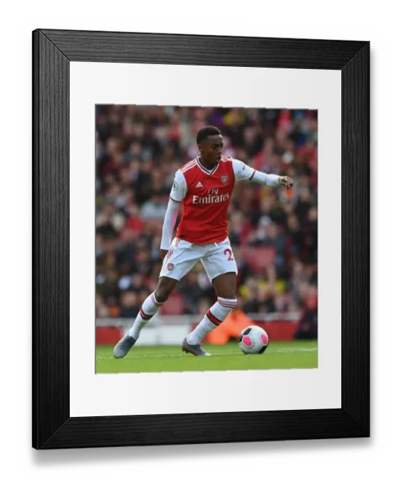 Framed Print : Arsenal's Joe Willock in Action against AFC Bournemouth, Premier League 2019-20