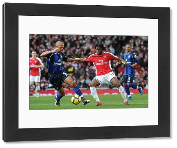 Alex Song (Arsenal) Anton Ferdinand (Sunderland). Arsenal 2: 0 Sunderland