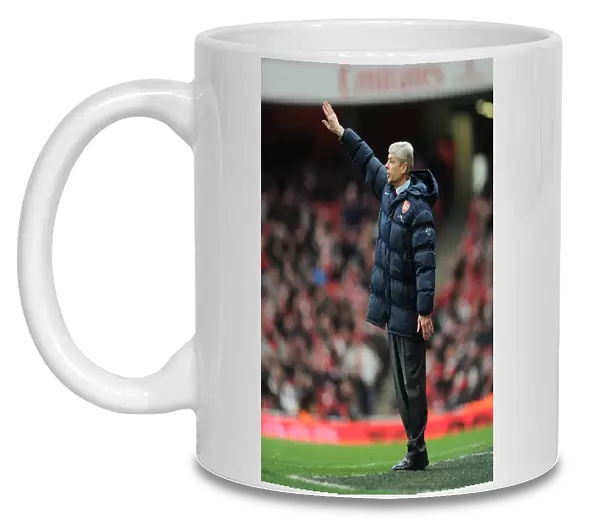 Arsenal manager Arseen Wenger. Arsenal 2: 0 Sunderland, Barclays Premier League