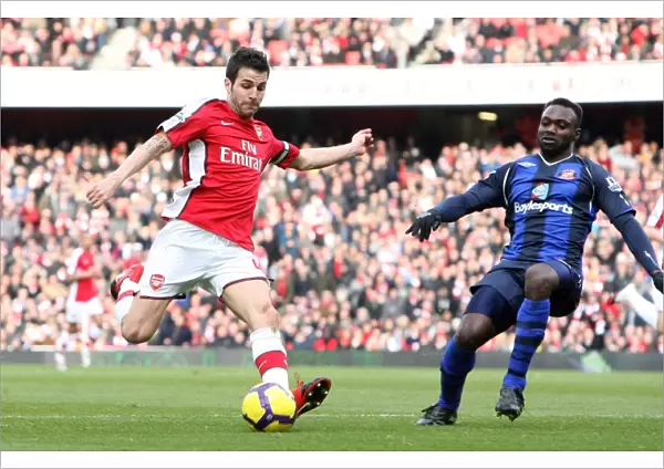 Cesc Fabregas (Arsenal) John Mensah (Sunderland). Arsenal 2: 0 Sunderland
