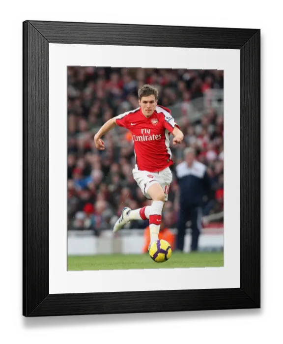 Framed Print : Aaron Ramsey (Arsenal). Arsenal 2: 0 Sunderland. Barclays Premier League Framed Print : Aaron Ramsey (Arsenal). Arsenal 2: 0 Sunderland. Barclays Premier League