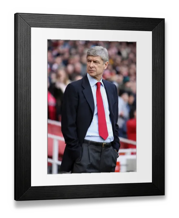Framed Print : Arsene Wenger Celebrates Arsenal's 2:0 Victory Over Sunderland in the Barclays Premier League, Emirates Stadium (2010) Framed Print : Arsene Wenger Celebrates Arsenal's 2:0 Victory Over Sunderland in the Barclays Premier League, Emirates Stadium (2010)