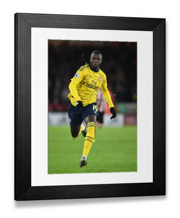 Framed Print : Pepe's Premier League Debut: Arsenal vs. Sheffield United (2019-20) Framed Print : Pepe's Premier League Debut: Arsenal vs. Sheffield United (2019-20)
