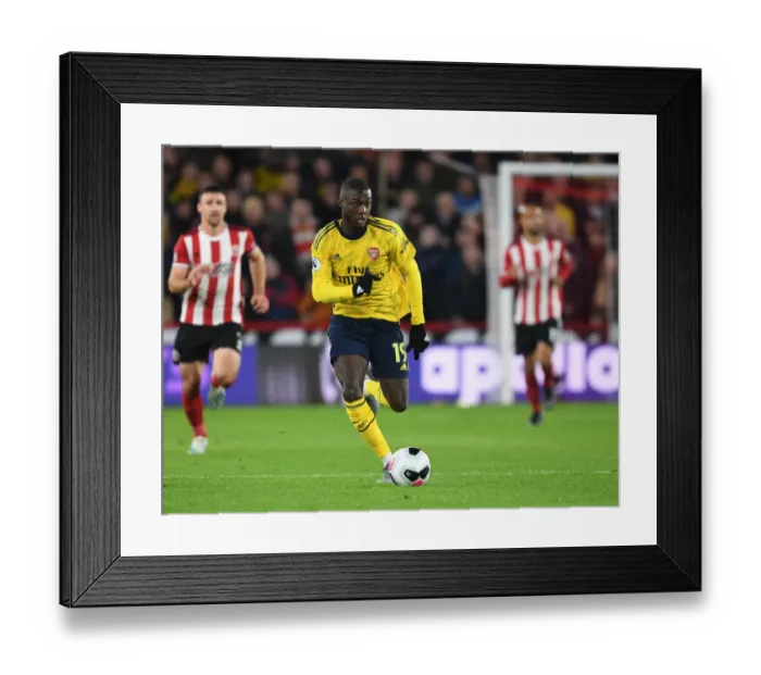 Framed Print : Pepe's Performance: Arsenal vs. Sheffield United, 2019-20 Premier League Framed Print : Pepe's Performance: Arsenal vs. Sheffield United, 2019-20 Premier League