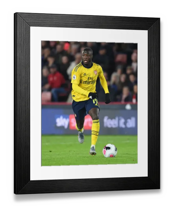 Framed Print : Pepe in Action: Arsenal's Star Winger Dazzles Against Sheffield United in Premier League 2019-20 Framed Print : Pepe in Action: Arsenal's Star Winger Dazzles Against Sheffield United in Premier League 2019-20