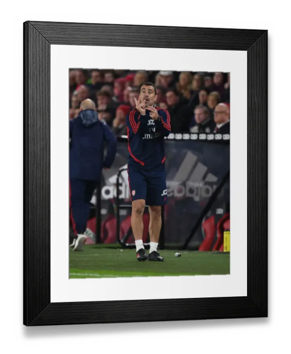 Framed Print : Arsenal Assistant Coach Juan Carlos Carcedo at Sheffield United vs Arsenal (2019-20) Framed Print : Arsenal Assistant Coach Juan Carlos Carcedo at Sheffield United vs Arsenal (2019-20)
