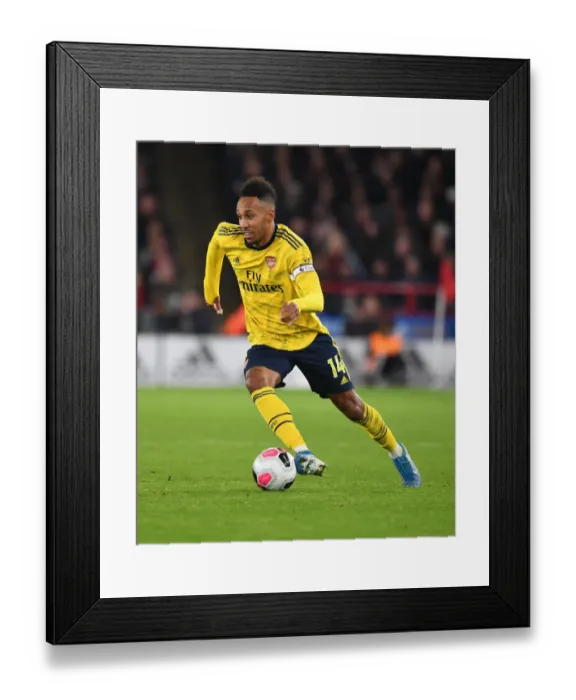Framed Print : Aubameyang's Brilliant Performance: Arsenal's Victory Over Sheffield United