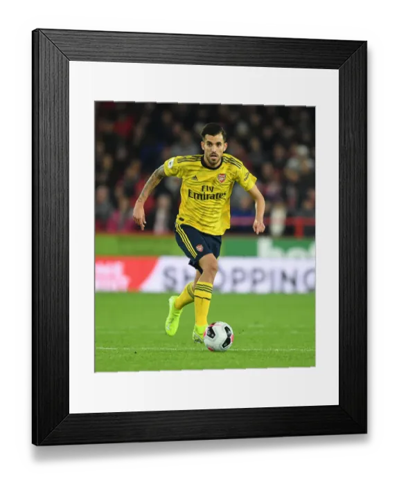 Framed Print : Dani Ceballos in Action: Arsenal vs. Sheffield United, Premier League 2019-20