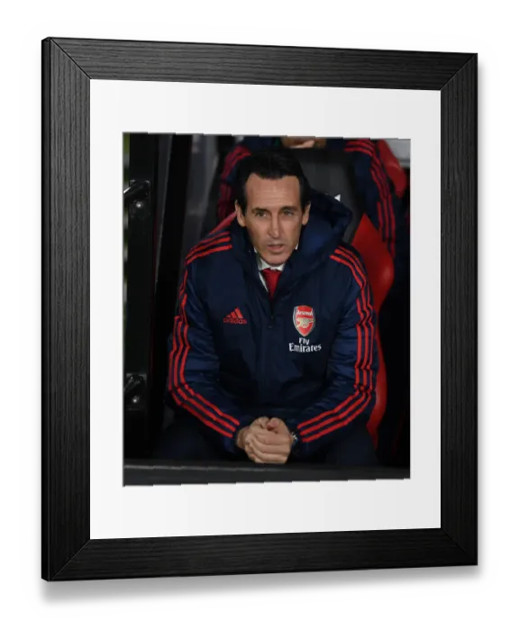 Framed Print : Unai Emery Leads Arsenal Against Sheffield United in Premier League Clash (October 2019) Framed Print : Unai Emery Leads Arsenal Against Sheffield United in Premier League Clash (October 2019)