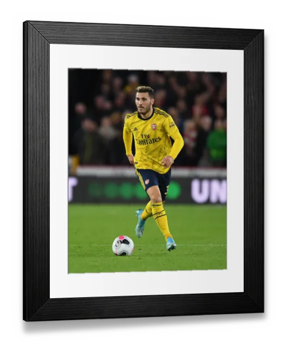 Framed Print : Sead Kolasinac in Action: Arsenal vs Sheffield United, Premier League 2019-20 Framed Print : Sead Kolasinac in Action: Arsenal vs Sheffield United, Premier League 2019-20