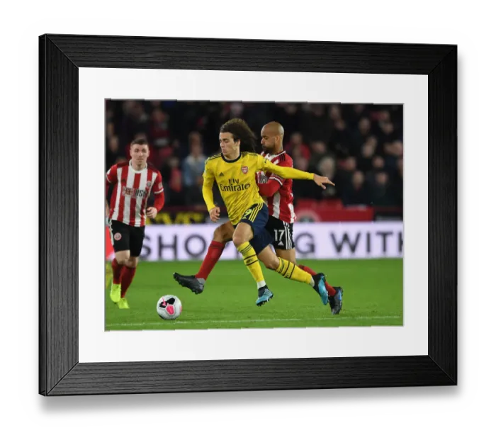 Framed Print : Guendouzi vs McGoldrick: Intense Battle at Sheffield United vs Arsenal, Premier League 2019-20 Framed Print : Guendouzi vs McGoldrick: Intense Battle at Sheffield United vs Arsenal, Premier League 2019-20