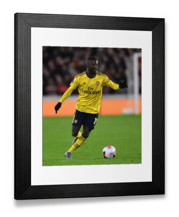 Framed Print : Pepe in Action: Sheffield United vs. Arsenal Premier League Showdown (2019-20) Framed Print : Pepe in Action: Sheffield United vs. Arsenal Premier League Showdown (2019-20)