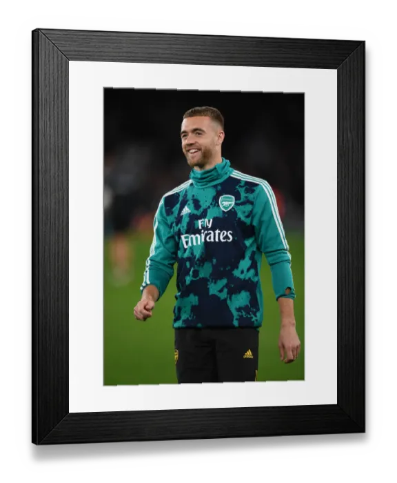 Framed Print : Calum Chambers Readies for Arsenal's UEFA Europa League Clash Against Vitoria Guimaraes Framed Print : Calum Chambers Readies for Arsenal's UEFA Europa League Clash Against Vitoria Guimaraes