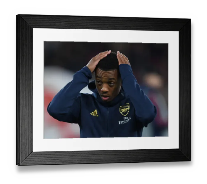 Framed Print : Arsenal's Joe Willock Gears Up for Europa League Clash Against Vitoria Guimaraes
