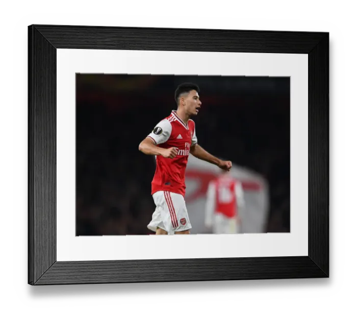 Framed Print : Martinelli's Stunner: Arsenal's Europa League Triumph over Vitoria Guimaraes Framed Print : Martinelli's Stunner: Arsenal's Europa League Triumph over Vitoria Guimaraes