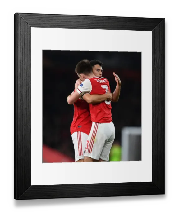 Framed Print : Martinelli's Stunner: Arsenal Celebrate Europa League Victory Over Vitoria Guimaraes