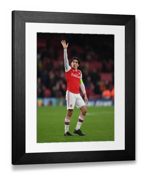 Framed Print : Hector Bellerin's Emotional Reaction to Arsenal's Europa League Victory over Vitoria Guimaraes Framed Print : Hector Bellerin's Emotional Reaction to Arsenal's Europa League Victory over Vitoria Guimaraes