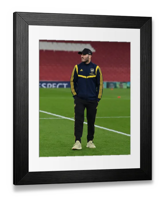 Framed Print : Arsenal's Sead Kolasinac Gears Up for Europa League Battle against Vitoria Guimaraes