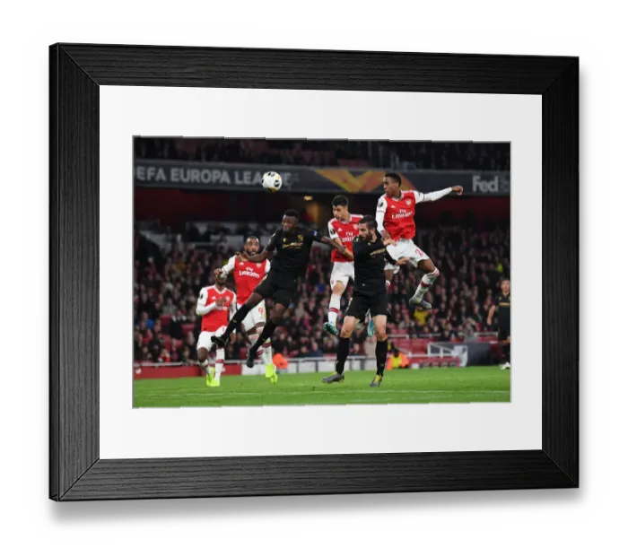 Framed Print : Martinelli's Winner: Arsenal Secures Europa League Victory over Vitoria Guimaraes Framed Print : Martinelli's Winner: Arsenal Secures Europa League Victory over Vitoria Guimaraes