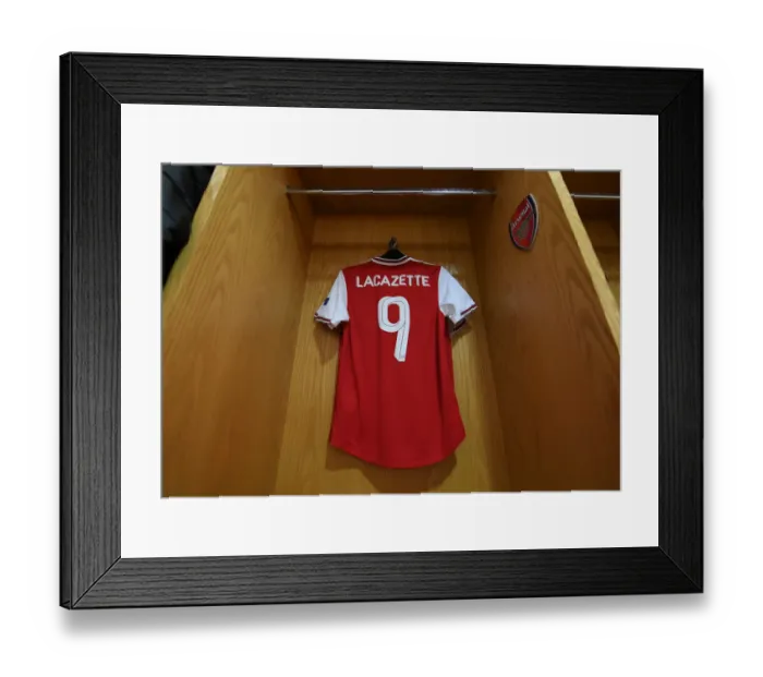 Framed Print : Arsenal's Lacazette Readies for Vitoria Clash in Europa League Group Stage
