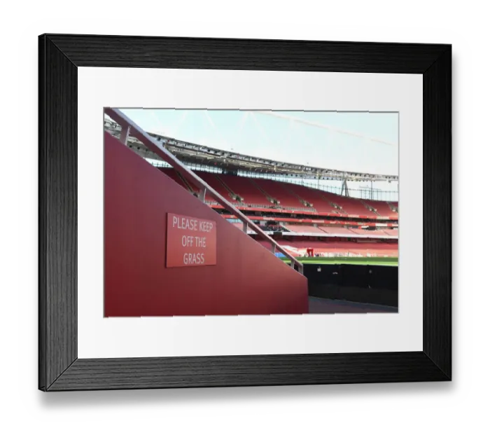 Framed Print : Arsenal vs Crystal Palace: Sneak Peek at Emirates Stadium Before Their Premier League Clash